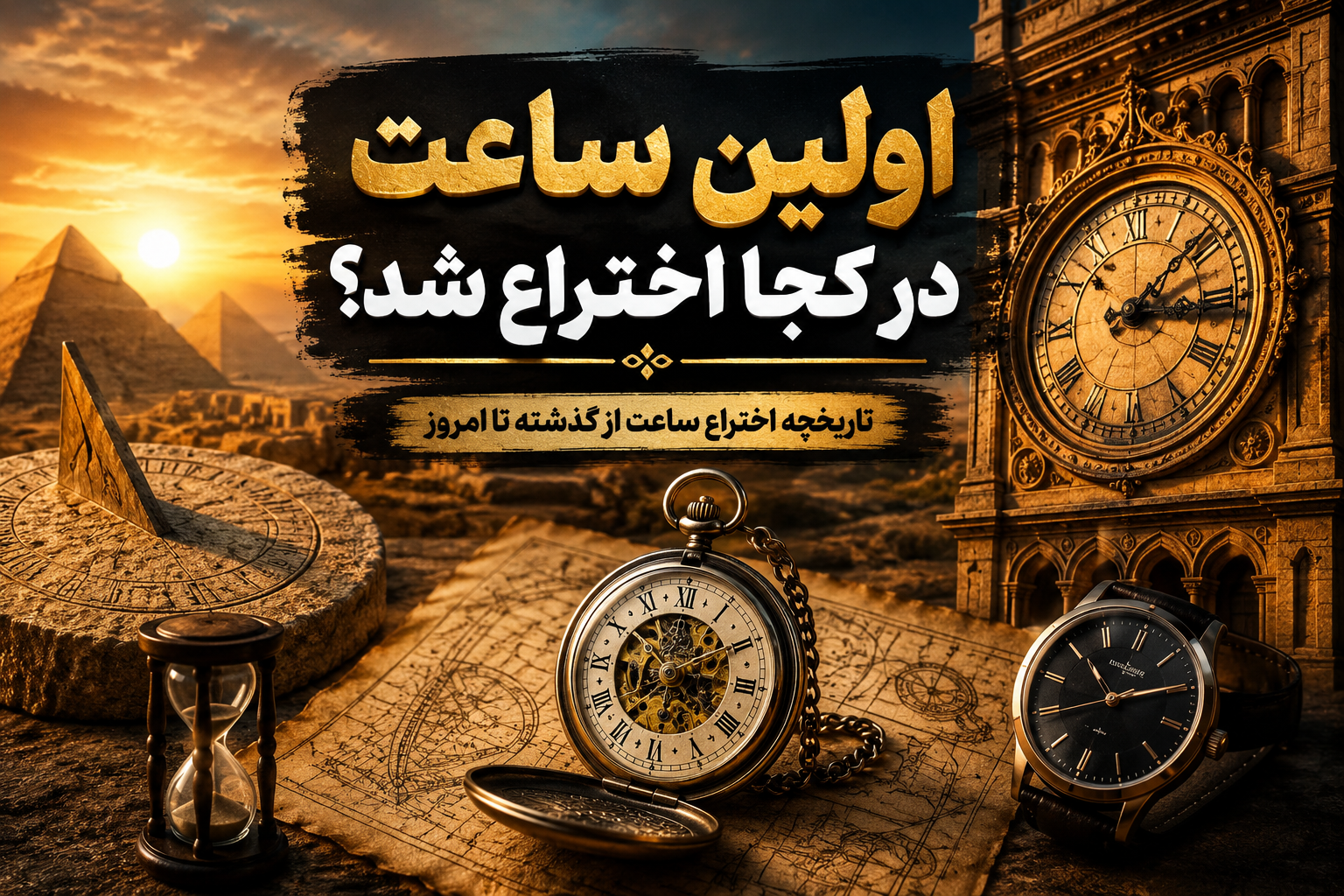 اولین ساعت در کجا اختراع شد؟ نگاهی به تاریخچه شگفت‌انگیز ساعت